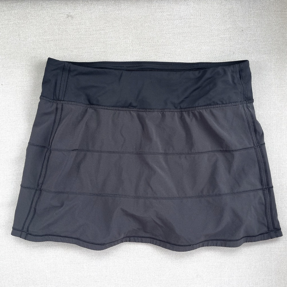 COPY - Lululemon Pace Rival Mid-Rise Skirt 15” Long Black Size 6